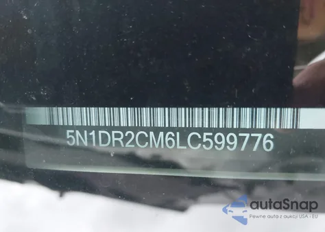 2020 Nissan Pathfinder Sl 4Wd z USA, uszkodzony, nr VIN 5N1DR2CM6LC599776